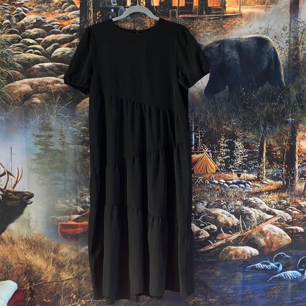 Elegant Black Women's Dress